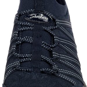 Skechers Women's Breathe Easy-First Light Sneaker, Navy, 7.5