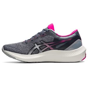 asics women's gel-pulse 13 running shoes, 8.5, carrier grey/white