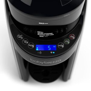 Baby Brezza Formula Pro Advanced WiFi Formula Dispenser Machine - Automatically Mix a Warm Formula Bottle Instantly - Easily Make Bottle with Automatic Powder Blending, Black