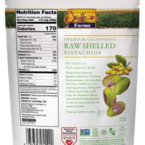 Setton Farms Naturally Raw Shelled Pistachios, No Shell, Non-GMO Project Verified, Certified Gluten Free, Vegan and Kosher, Heart Healthy Snack, 5 Oz