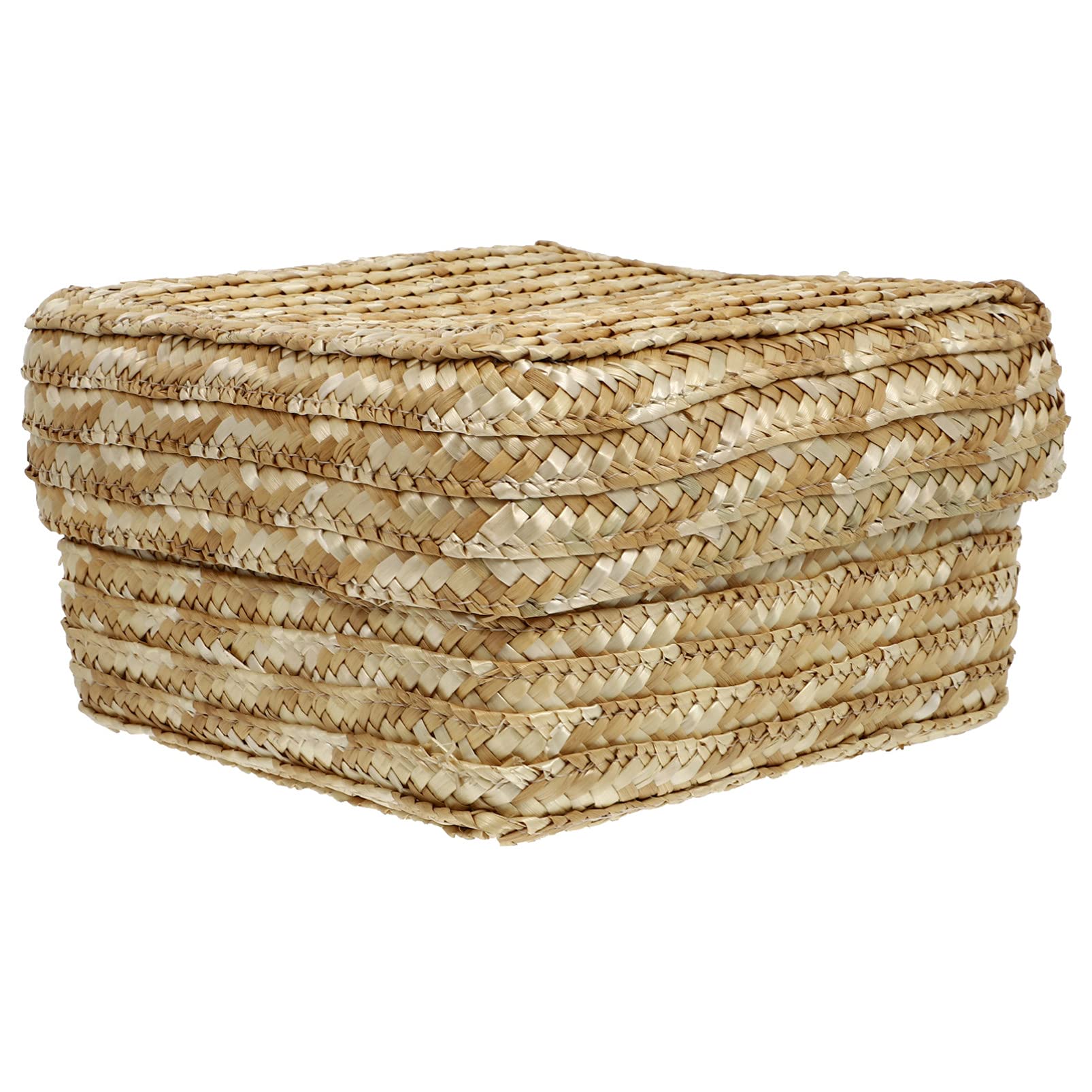 DOITOOL Wicker Storage Baskets 1pc Straw Storage Basket Wicker Child Cosmetic Wedding Wedding Basket