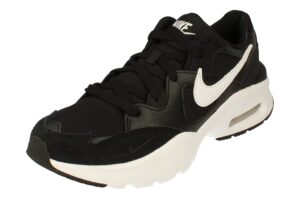 nike womens air max fusion running trainers cj1671 sneakers shoes (uk 4.5 us 7 eu 38, black white 003)