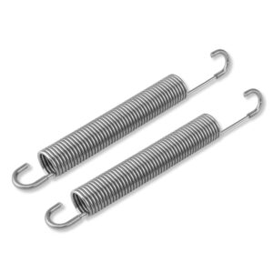 gnpadr gupo 6-1/4 inch (2pcs) stainless steel replacement recliner sofa chair mechanism tension spring - long neck hook style