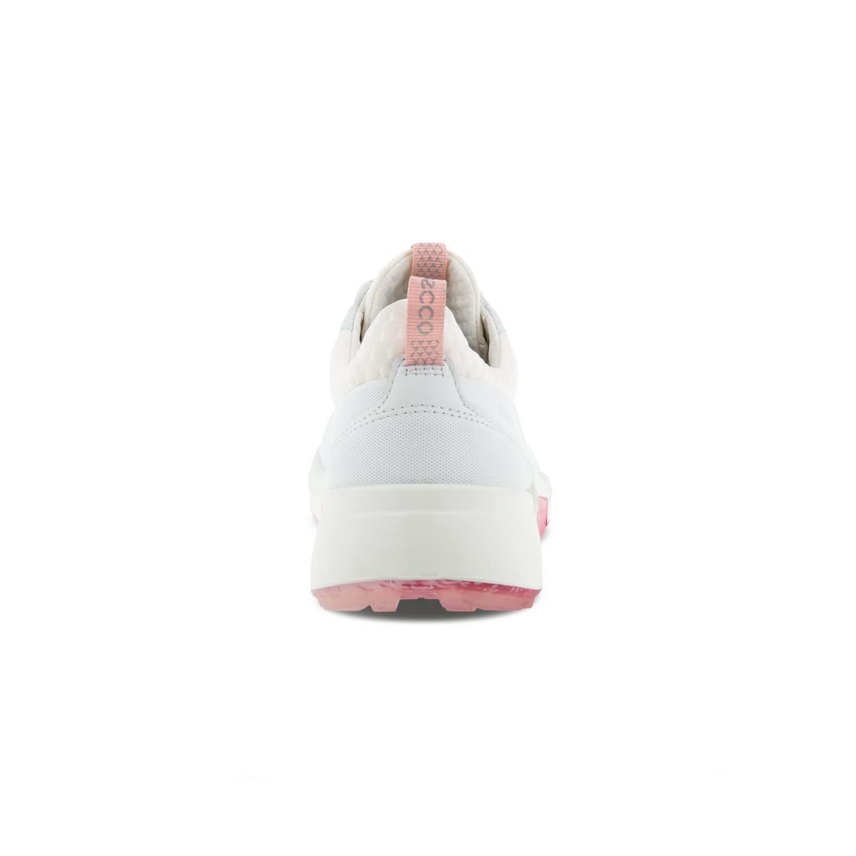 ECCO Women's Biom Hybrid 4 Gore-TEX Waterproof Golf Shoe, White/Silver Pink, 9-9.5