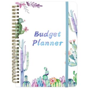 budget planner 2024 monthly budget journal expense tracker 12 month notebook bill financial organizer 5.7 x 8.2 inch