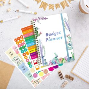 Budget Planner 2024 Monthly Budget Journal Expense Tracker 12 Month Notebook Bill Financial Organizer 5.7 x 8.2 Inch