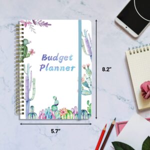 Budget Planner 2024 Monthly Budget Journal Expense Tracker 12 Month Notebook Bill Financial Organizer 5.7 x 8.2 Inch