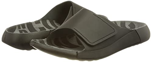 ECCO Women's Cozmo One Band Slide Sandal, Black, 9-9.5