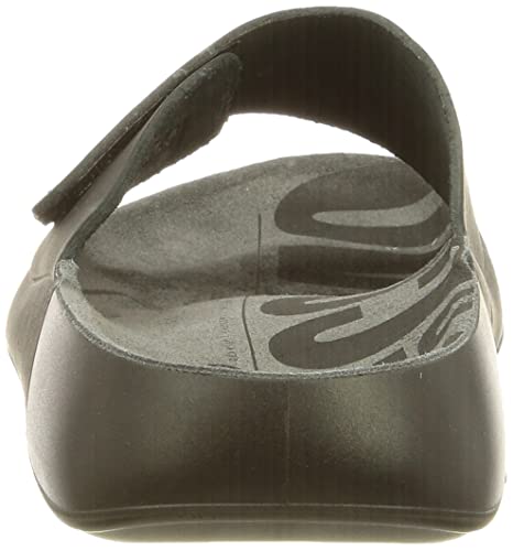 ECCO Women's Cozmo One Band Slide Sandal, Black, 9-9.5