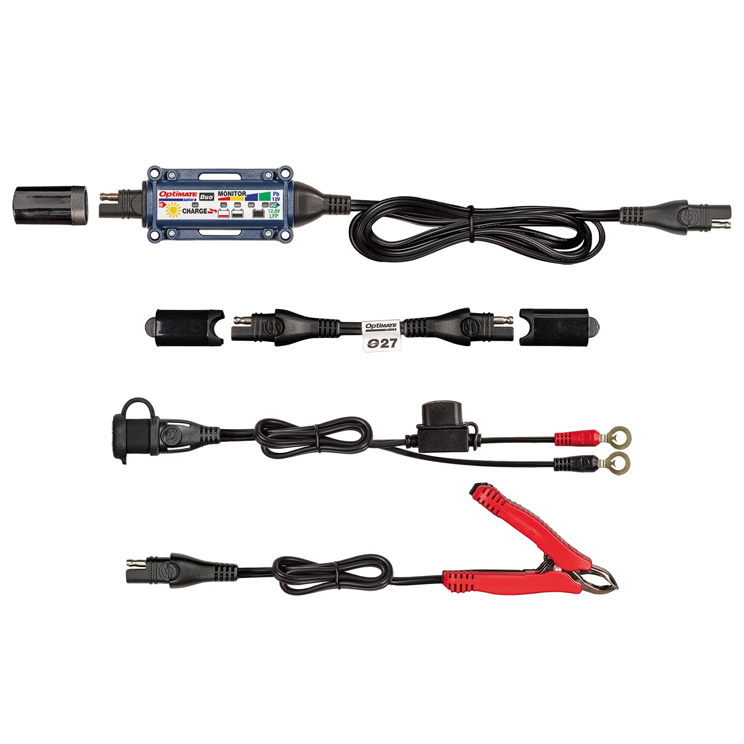 Optimate Solar Duo TM-522-D, 5A Solar Charge Controller for 12V / 12.8V Batteries