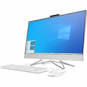 HP Pavilion 27-inch All-in-One Touchscreen Desktop, AMD Ryzen 5 3.70GHz, 64GB RAM, 512GB SSD, Windows 10 Pro