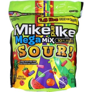 mike and ike, mega mix sour, 28.8 ounce