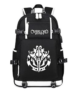 isaikoy anime overlord backpack satchel bookbag daypack school bag shoulder bag style2