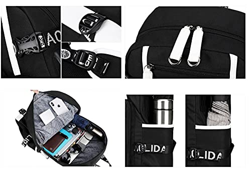 ISaikoy Anime OverLord Backpack Satchel Bookbag Daypack School Bag Shoulder Bag Style2