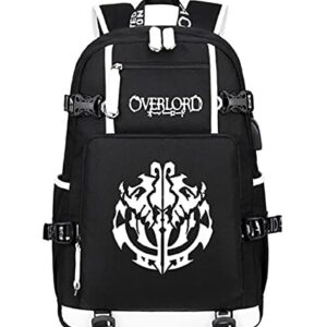 ISaikoy Anime OverLord Backpack Satchel Bookbag Daypack School Bag Shoulder Bag Style2