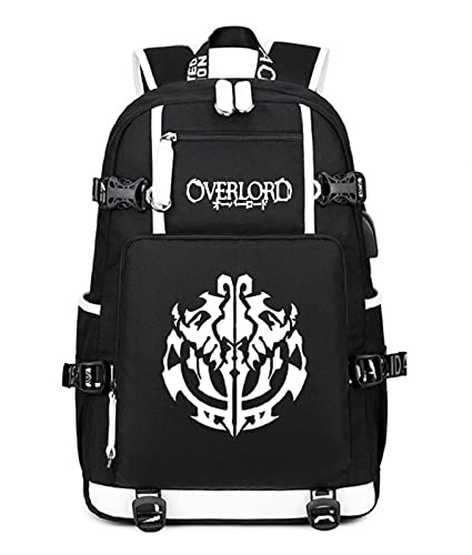 ISaikoy Anime OverLord Backpack Satchel Bookbag Daypack School Bag Shoulder Bag Style2