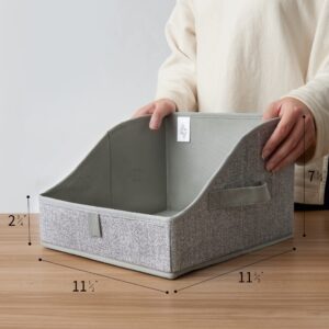 GRANNY SAYS Bundle of 3-Pack Trapezoid Storage Bins & 1-Pack Extra Large Rectangle Storage Bin