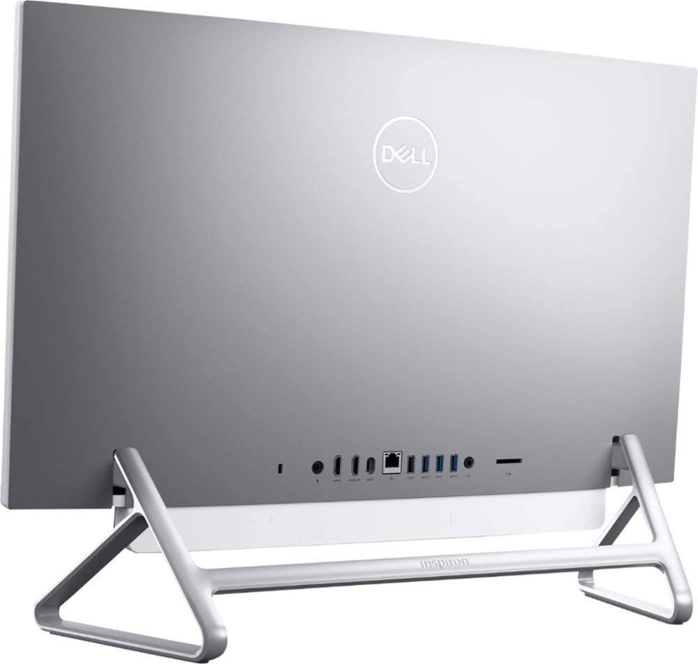 2021_Latest_Dell Inspiron 27" FHD Infinity Touch Display 7000 7700 AIO Desktop 11th Gen Intel i7-1165G7, 64GB DDR4 RAM, 512GB SSD + 2TB HDD Iris XE Graphics WiFi Webcam Win10 Home Silver (Renewed)