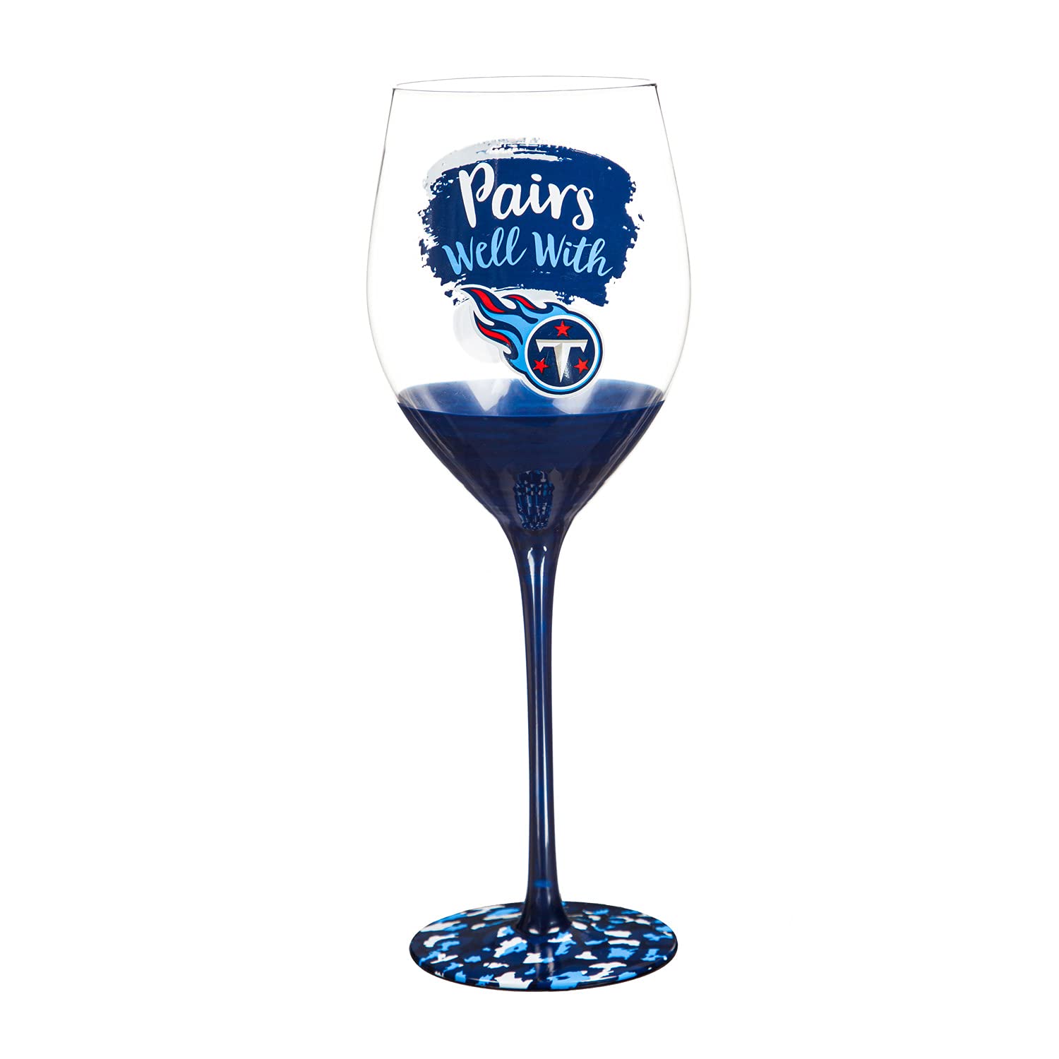 Team Sports America Tennessee Titans, 17oz Boxed Stemware