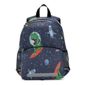 senya kids backpack astronaut dinosaur kindergarten school bag for toddler girls boys one size