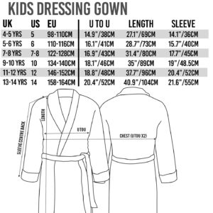 Playstation Dressing Gown Boys Kids Game Pocket Bathrobe 13-14 Years