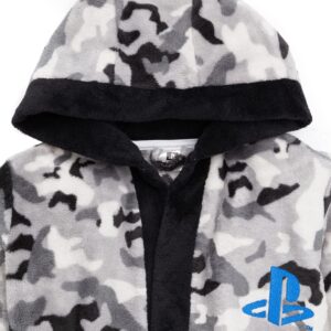 Playstation Dressing Gown Boys Kids Game Pocket Bathrobe 13-14 Years