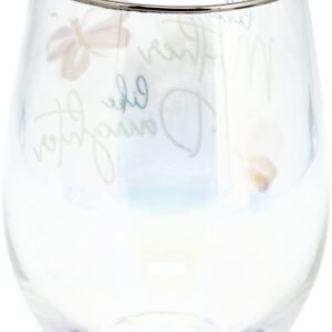 Pavilion - 18 oz Iridescent Stemless Wine Glass - Like Mother Like Daughter