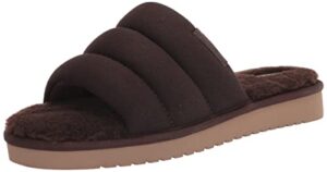 koolaburra by ugg men's rommie slipper, chocolate brown, 11