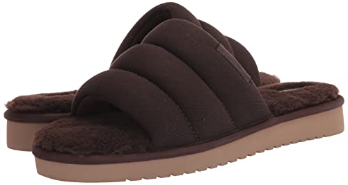 Koolaburra by UGG Men's ROMMIE Slipper, Chocolate Brown, 11