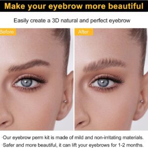 Lookmee Eyebrow Lamination Kit, Professional Instant Eyebrow Lift Kit, At Home DIY Long Lasting Eyebrow Perming Kit for Fuller and Messy Eyebrows