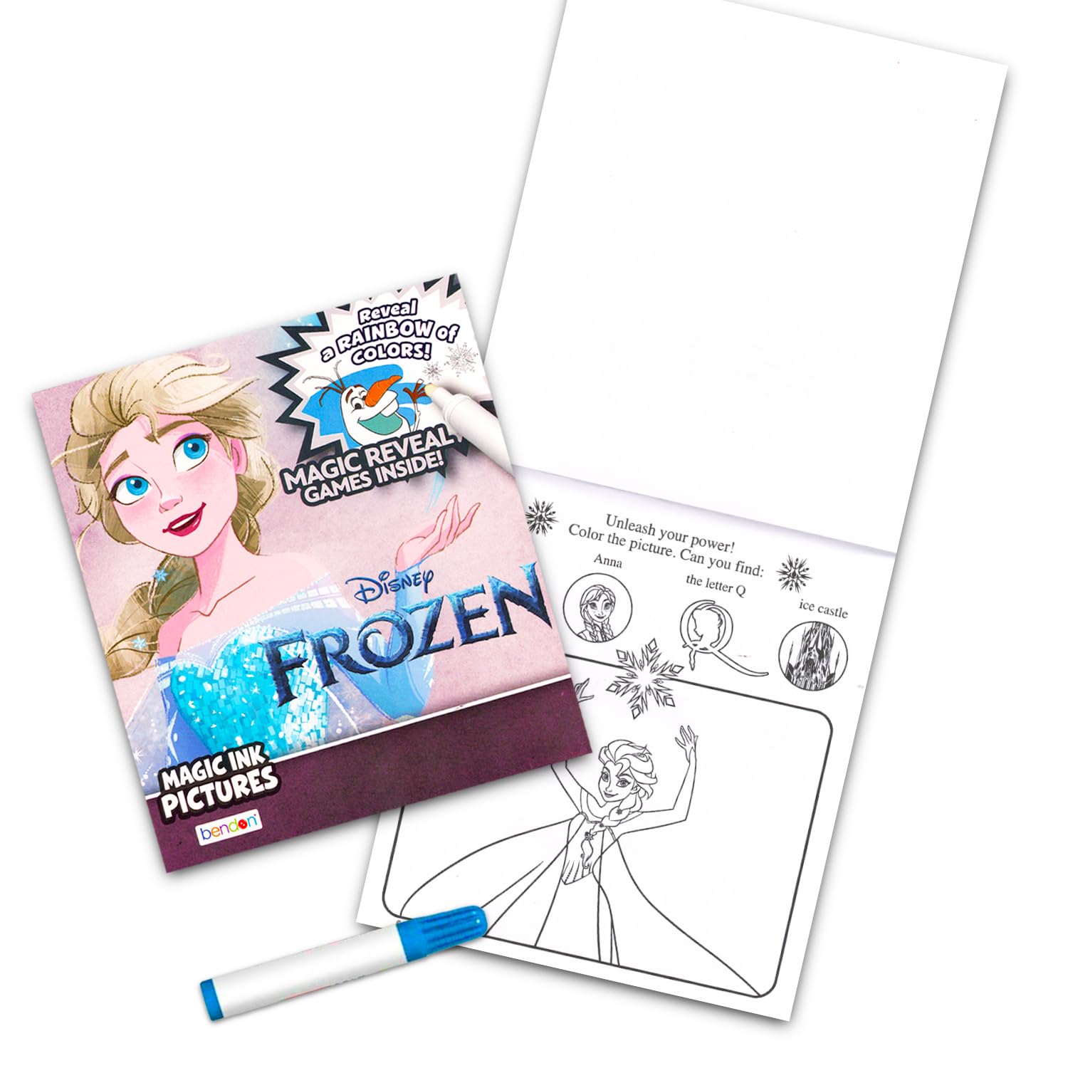 Disney Frozen Mini Backpack For Girls, Kids ~ Bundle with 11" Frozen School Bag, Frozen Imagine Ink, Stickers and More (Anna and Elsa School Supplies Set)