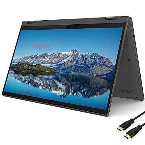 New Lenovo Flex 5 14" 2-in-1 Laptop | FHD Touch | 6-Core AMD Ryzen 5 4500U (Beats i7-8550U) | 16GB DDR4 RAM, 256GB PCIE SSD, Wi-Fi, Bluetooth, Backlit, Bundled with HDMI Cable, Win 10, Grey