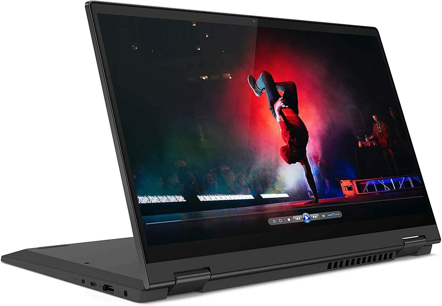 New Lenovo Flex 5 14" 2-in-1 Laptop | FHD Touch | 6-Core AMD Ryzen 5 4500U (Beats i7-8550U) | 16GB DDR4 RAM, 256GB PCIE SSD, Wi-Fi, Bluetooth, Backlit, Bundled with HDMI Cable, Win 10, Grey