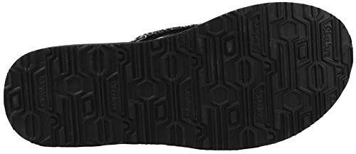 Skechers Women's Meditation-Daisy Delight Sport Sandal Black/Black 8 Wide