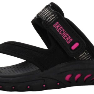 Skechers Women's Reggae-Seize The Day Sport Sandal Black/Fuchsia 6.5