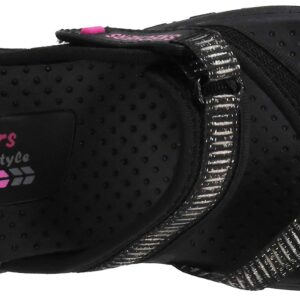 Skechers Women's Reggae-Seize The Day Sport Sandal Black/Fuchsia 6.5