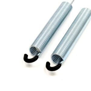 KUANYUOO 6-9/16" Replacement Recliner Sofa Chair Mechanism Tension Steel Spring 2Pcs - Long Neck Hook Style