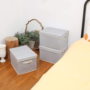 GRANNY SAYS Bundle of 3-Pack Rectangle Storage Bins & 3-Pack Rectangle Storage Bins with Lids