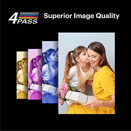 KODAK Mini Shot 3 Retro 4PASS 2-in-1 Instant Digital Camera and Photo Printer (3x3 inches) Initial 8 Sheets + 60 Sheets Gift Bundle, White (NOT Zink)