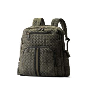 flyte isabella backpack | gym & travel quilted backpack | camo