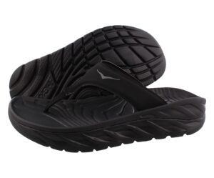 hoka ora recovery womens shoes size 8, color: black/dark gull gray
