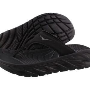 Hoka Ora Recovery Womens Shoes Size 8, Color: Black/Dark Gull Gray