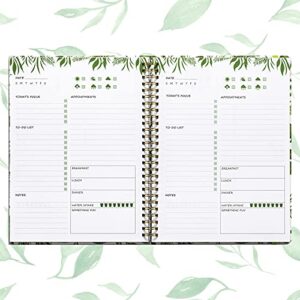 Cheneyboo To Do List Notebook Undated: Daily Journal, 5.7"x8.5" Daily To Do List Planner Notebook with Inner Pocket,Water Inter Checklist, Meals Planner, Office Organization Planners for Women