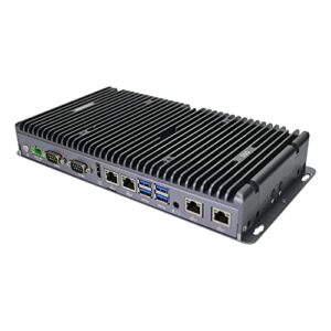 HUNSN Fanless Mini PC, Industrial Computer, IPC, Windows 11 or Linux Ubuntu, I7 8565U 8559U 8569U 8650U, IX02, TPM2.0, 9-36V, Watchdog, WOL, 4G Supported, 4 x LAN, 4 x COM, 16G RAM, 512G SSD, 1TB HDD