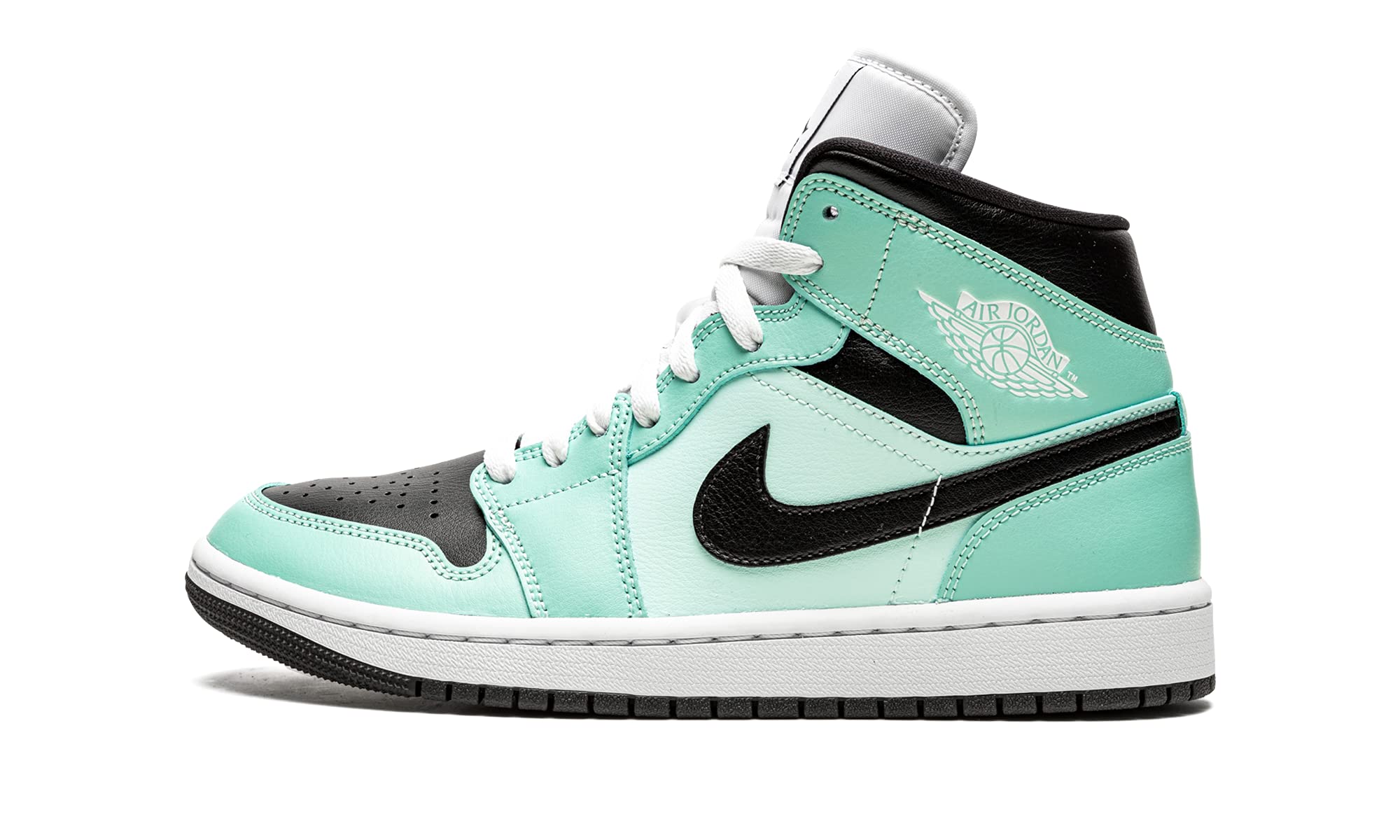 Jordan Womens WMNS Air 1 MID BQ6472 300 Aqua Black - Size 10W