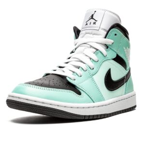 Jordan Womens WMNS Air 1 MID BQ6472 300 Aqua Black - Size 10W