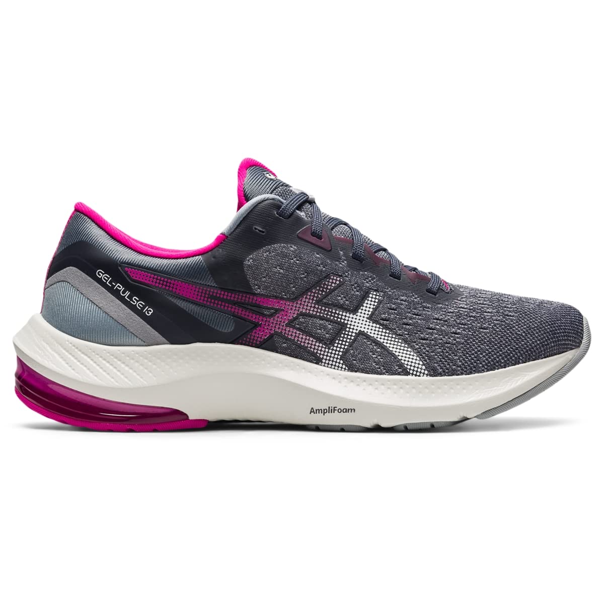 ASICS Women's Gel-Pulse 13 Running Shoes, 9, Carrier Grey/White