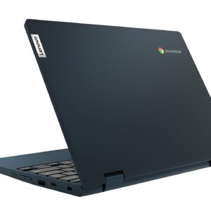 Lenovo Chromebook Flex 3 11.6" HD Touchscreen 2-in-1 Laptop Computer PC, Intel Celeron N4020, 4GB DDR4, 32GB eMMC, Intel UHD 600, 802.11ac, Bluetooth, Webcam, Chrome OS, Blue, 64GB ABYS MicroSD Card