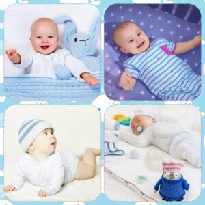 SATINIOR 8 Pcs Baby Belly Button Band Cartoon Baby Umbilical Cord Belly Band Infant Protector Soft Newborn Navel Belt for Babies 0-12 Months, 2 Styles