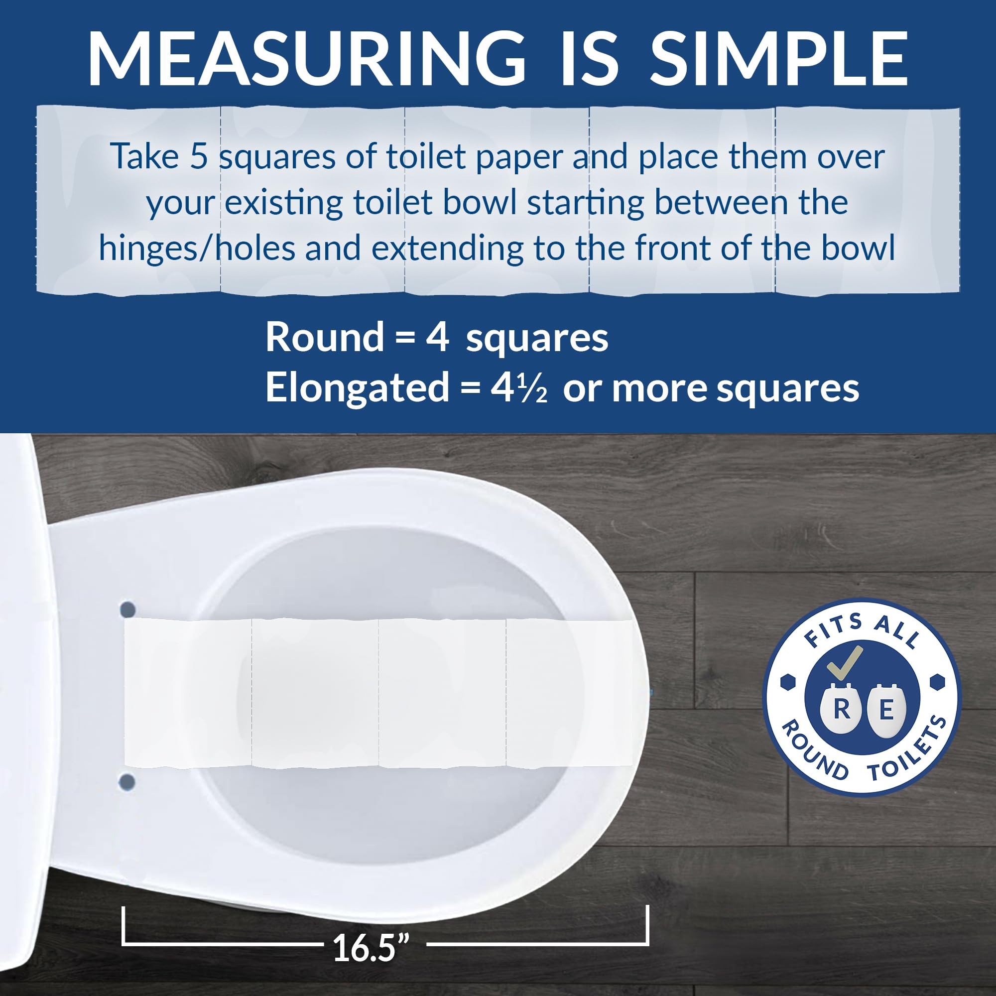 MAYFAIR 8100SL 000 Collins Slow Close Plastic Toilet Seat that will Never Loosen, with Super Grip Bumpers, ROUND, Long Lasting Solid Plastic, White